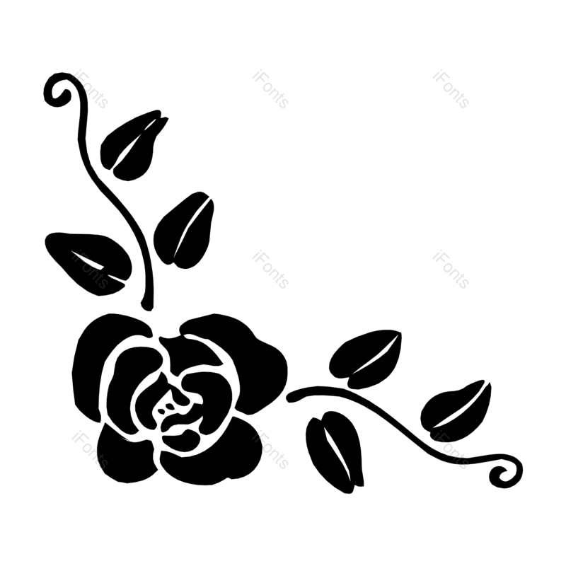 叶子图片,边框元素,复古PNG,花朵免抠素材